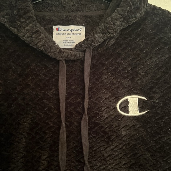 Champion faux fur hoodie S - Picture 3 of 9